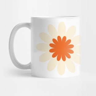 Daisies — Orange and Green Mug